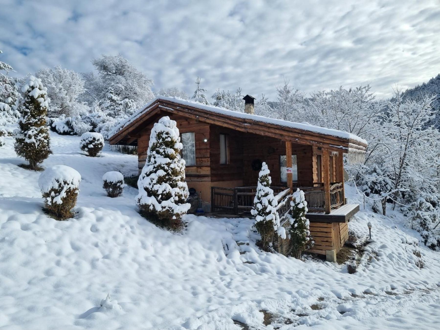 Панорама Хаус Лещен И Еко Къщи Дървена И Землянка Buitenkant foto
