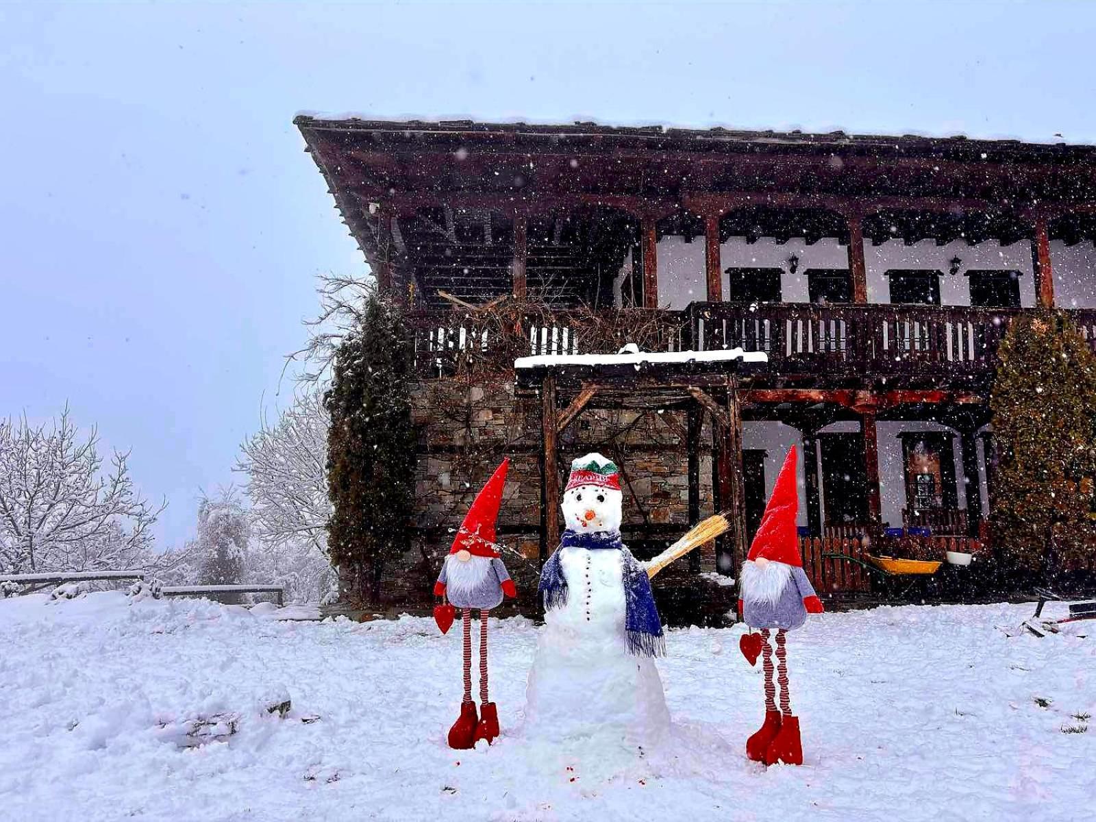Панорама Хаус Лещен И Еко Къщи Дървена И Землянка Buitenkant foto